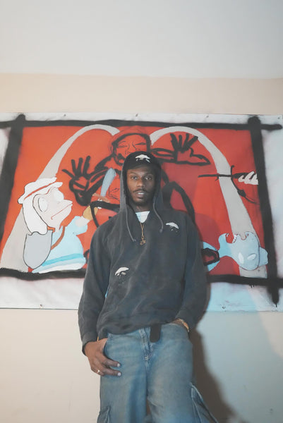 Vintage Washed Black CRC Hoodie V2