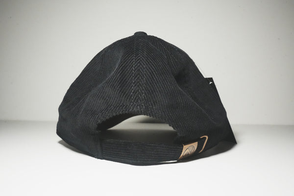 Black & Brown Corduroy Clouds Rain Cash Dad Hat