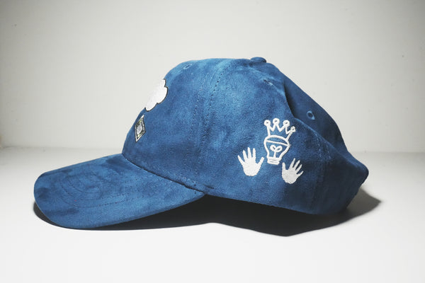 Blue Suede Clouds Rain Cash Dad Hat